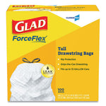 Load image into Gallery viewer, Tall Kitchen Drawstring Trash Bags, 13 Gal, 0.72 Mil, 24" X 27.38", Gray, 100/box