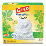 Load image into Gallery viewer, Odorshield Tall Kitchen Drawstring Bags, 13 Gal, 0.95 Mil, 24" X 27.38", White, 80/box