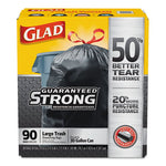 Load image into Gallery viewer, Drawstring Large Trash Bags, 30 Gal, 1.05 Mil, 30" X 33", Black, 90/carton