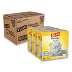 Load image into Gallery viewer, Tall Kitchen Drawstring Trash Bags, 13 Gal, 0.72 Mil, 23.75" X 24.88", White, 240/carton