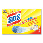 Load image into Gallery viewer, Steel Wool Soap Pad, Steel, 4/box, 24 Boxes/carton