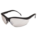 Load image into Gallery viewer, Klondike Safety Glasses, Black Matte Frame, Clear Mirror Lens, 12/box