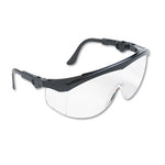 Load image into Gallery viewer, Tomahawk Wraparound Safety Glasses, Black Nylon Frame, Clear Lens, 12/box