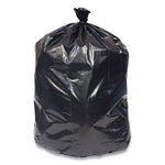 Load image into Gallery viewer, High-density Can Liners, 56 Gal, 16 To 20 Mic, 43" X 48", Black, 25 Bags/roll, 8 Rolls/carton
