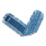 Load image into Gallery viewer, Looped-end Dust Mop Head, Cotton, 48 X 5, Blue