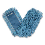 Load image into Gallery viewer, Looped-end Dust Mop Head, Cotton, 36 X 5, Blue