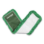Load image into Gallery viewer, Looped-end Dust Mop Head, Microfiber, 24 X 5, Green