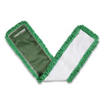 Load image into Gallery viewer, Looped-end Dust Mop Head, Microfiber, 36 X 5, Green