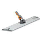 Load image into Gallery viewer, Wet/dry Microfiber Mop Frame, 15.75" X 3.15", Aluminum/plastic, Gray/orange