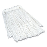 Load image into Gallery viewer, Cut-end Wet Mop Head, Rayon, #24, 1" Headband, White