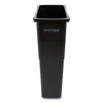 Load image into Gallery viewer, Slim Open Top Trash Can, 23 Gal, Plastic, Black
