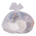 Load image into Gallery viewer, High-density Can Liners, 10 Gal, 8 Mic, 24" X 24", Natural, 50 Bags/roll, 20 Rolls/carton