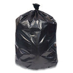 Load image into Gallery viewer, Reprocessed Resin Can Liners, 56 Gal, 1.5 Mil, 43" X 46", Black, 25 Bags/roll, 4 Rolls/carton