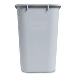 Load image into Gallery viewer, Open Top Indoor Trash Can , 7 Gal, Plastic, Gray