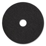 Load image into Gallery viewer, Stripping Floor Pads, 17" Diameter, Black, 5/carton