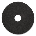 Load image into Gallery viewer, Stripping Floor Pads, 17" Diameter, Black, 5/carton