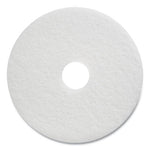 Load image into Gallery viewer, Polishing Floor Pads, 17" Diameter, White, 5/carton