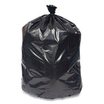 Load image into Gallery viewer, High-density Can Liners, 60 Gal, 22 Mic, 38" X 60", Black, 25 Bags/roll, 6 Rolls/carton
