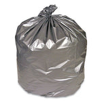 Load image into Gallery viewer, Linear Low-density Can Liners, 60 Gal, 1.7 Mil, 39" X 57", Silver, 50/carton
