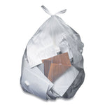 Load image into Gallery viewer, Linear Low-density Can Liners, 60 Gal, 1.3 Mil, 38" X 58", Clear, 20 Bags/roll, 5 Rolls/carton