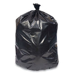 Load image into Gallery viewer, Linear Low-density Can Liners, 45 Gal, 1.5 Mil, 40" X 48", Black, 50/carton
