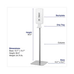 Load image into Gallery viewer, Fit Touch Free Dispenser Floor Stand, 15.7 X 15.7 X 58.3, White