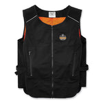 Load image into Gallery viewer, Chill-its 6255 Lightweight Phase Change Cooling Vest, Cotton/polyester, Small/medium, Black, Ships In 1-3 Business Days