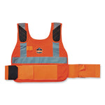 Load image into Gallery viewer, Chill-its 6240 Phase Change Cooling Vest Elastic Extenders, 3.5", Orange, Ships In 1-3 Business Days