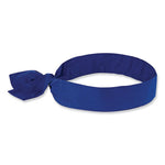 Load image into Gallery viewer, Chill-its 6700 Cooling Bandana Polymer Tie Headband, One Size Fits Most, Solid Blue, Ships In 1-3 Business Days