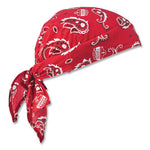 Load image into Gallery viewer, Chill-its 6710 Cooling Embedded Polymers Tie Bandana Triangle Hat, One Size Fit Most, Red Western, Ships In 1-3 Business Days