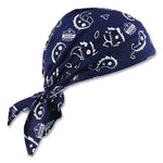 Load image into Gallery viewer, Chill-its 6710 Cooling Embedded Polymers Tie Bandana Triangle Hat, One Size Fit Most, Navy Westrn, Ships In 1-3 Business Days