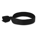 Load image into Gallery viewer, Chill-its 6700 Cooling Bandana Polymer Tie Headband, One Size Fits Most, Black, Ships In 1-3 Business Days