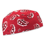 Load image into Gallery viewer, Chill-its 6630 High-performance Terry Cloth Skull Cap, Polyester, One Size Fits Most, Red Western, Ships In 1-3 Business Days