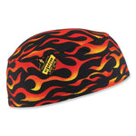Load image into Gallery viewer, Chill-its 6630 High-performance Terry Cloth Skull Cap, Polyester, One Size Fits Most, Flames, Ships In 1-3 Business Days