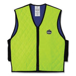 Load image into Gallery viewer, Chill-its 6665 Embedded Polymer Cooling Vest With Zipper, Nylon/polymer, Large, Lime, Ships In 1-3 Business Days