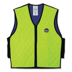 Load image into Gallery viewer, Chill-its 6665 Embedded Polymer Cooling Vest With Zipper, Nylon/polymer, 2x-large, Lime, Ships In 1-3 Business Days