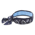 Load image into Gallery viewer, Chill-its 6700ct Cooling Bandana Pva Tie Headband, One Size Fits Most, Navy Western, Ships In 1-3 Business Days