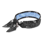 Load image into Gallery viewer, Chill-its 6700ct Cooling Bandana Pva Tie Headband, One Size Fits Most, Skulls, Ships In 1-3 Business Days