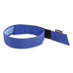 Load image into Gallery viewer, Chill-its 6705ct Cooling Pva Hook And Loop Bandana Headband, One Size Fits Most, Solid Blue, Ships In 1-3 Business Days