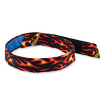 Load image into Gallery viewer, Chill-its 6705ct Cooling Pva Hook And Loop Bandana Headband, One Size Fits Most, Flames, Ships In 1-3 Business Days