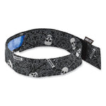 Load image into Gallery viewer, Chill-its 6705ct Cooling Pva Hook And Loop Bandana Headband, One Size Fits Most, Skulls, Ships In 1-3 Business Days