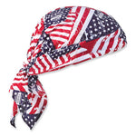 Load image into Gallery viewer, Chill-its 6710ct Cooling Pva Tie Bandana Triangle Hat, One Size Fits Most, Stars And Stripes, Ships In 1-3 Business Days
