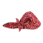 Load image into Gallery viewer, Chill-its 6710ct Cooling Pva Tie Bandana Triangle Hat, One Size Fits Most, Red Western, Ships In 1-3 Business Days