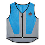 Load image into Gallery viewer, Chill-its 6667 Wet Evaporative Pva Cooling Vest With Zipper, Pva, Large, Blue, Ships In 1-3 Business Days