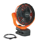 Load image into Gallery viewer, Chill-its 6090 Rechargeable Portable Jobsite Fan, 9.5, Orange/black, Ships In 1-3 Business Days