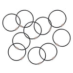 Load image into Gallery viewer, Arsenal 5719 Wire Cable Key Ring, 1.88" Dia, Iron, Black, 10/pack, Ships In 1-3 Business Days