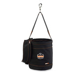 Load image into Gallery viewer, Arsenal 5970t Swiveling Hook Nylon Hoist Bucket + Top, 100 Lb, Black, Ships In 1-3 Business Days