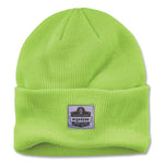 Load image into Gallery viewer, N-ferno 6806 Cuffed Rib Knit Winter Hat, One Size Fits Most, Lime, Ships In 1-3 Business Days