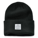 Load image into Gallery viewer, N-ferno 6806 Cuffed Rib Knit Winter Hat, One Size Fits Most, Black, Ships In 1-3 Business Days
