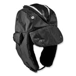 Load image into Gallery viewer, N-ferno 6802z Zippered Trapper Hat, Small/medium, Black, Ships In 1-3 Business Days